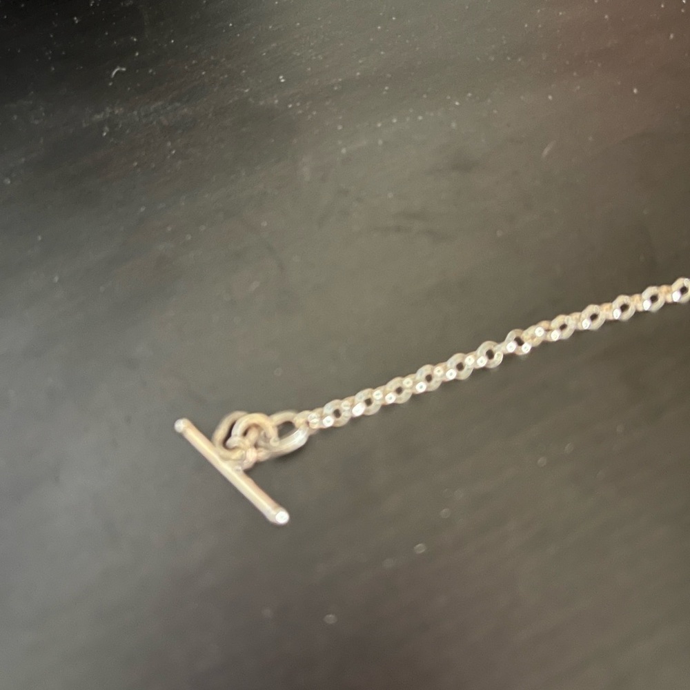 Uncut Ruby Sterling Silver Bracelet - image 3